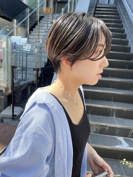 ヌード(NUDE) NUDE透け感10代20代30代40代ハンサムショート大人ショートボブ