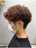 波巻きパーマスパイラルパーマツイストパーマメンズパーマ鹿児島