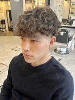 フランクスバーバーリザーブ 人形町店(FRANK’S BARBER RESERVE)&nbsp;スパイラルパーマ×テーパーフェード　ｙ