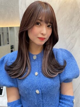 ロンド レア 天神大名店(Lond Le’a) ミルクティーベージュダブルカラーインナーカラーケアブリーチ