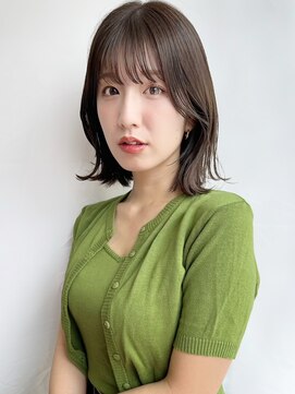 ケーツー心斎橋 クイーンズガーデン バイ ケーツー(K two QUEEN'S GARDEN by K two) レイヤーボブ*前髪ありボブ*ミディアムレイヤー*30代40代も◎1