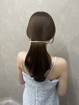 クラッチムク 博多口(CLUTCH muk.)&nbsp;バレッタアレンジ / チョコレートブラウン