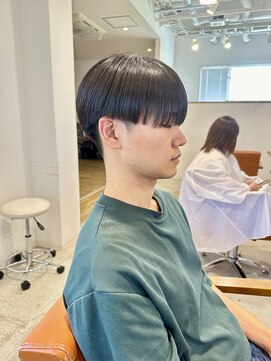 ジジ 宇都宮(Gigi) MEN'Sカルマパーマ/ベリーショート/ダークアッシュ/宇都宮/鶴田