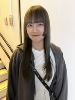 カフ(CAF)&nbsp;CAF FUKO グレーカラー/姫カット/レイヤーカット/大阪/心斎橋