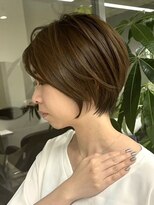 GBG 自由が丘&nbsp;くびれショートボブグレイカラー白髪染め白髪ぼかしハイライト