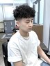 スキンフェードスペインカール[谷町四丁目/天満橋/メンズカット/men’s]