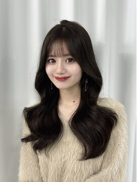 ハピネス 梅田茶屋町店(HAPPINESS) ロングレイヤー/韓国ヘア/髪質改善/顔まわりカット/ブリーチなし