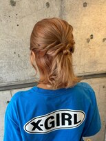 エミュ 天文館店(eMu)&nbsp;ボブでもできるハーフアップ