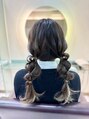 松本平太郎美容室 土浦パートワン(PART1) 個性派アレンジ勉強中です!これは変形三つ編みのおさげツイン。