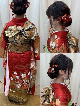 ヘアーメイク ツインズ(Hair Make TWINS) 編み込みのまとめ髪