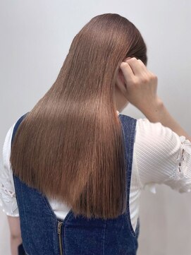 キュレア(C..ure.are) ナチュラル艶感ストレート美肌透明感ココアブラウン