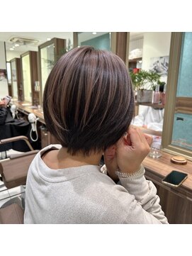 アッシュ 武蔵境店(Ash) 白髪ぼかしハイライトカラー アンブレラカラー