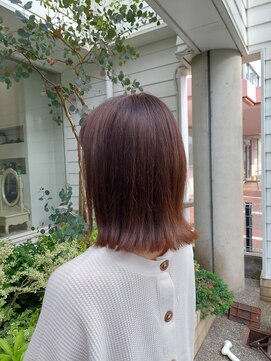 ヘアーズ 本店(HAIRZ) 《HAIRZ 》藤井☆ナチュラルボブ、ベージュカラー