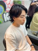 メンズカットパーマ/ニュアンスパーマ/フェザーパーマ[北千住]