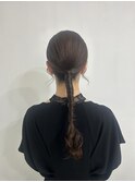 タイトねじりダウンスタイル