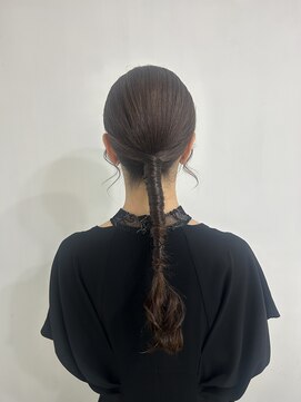 ヘアセットサロン クリアリティ(clarity) タイトねじりダウンスタイル