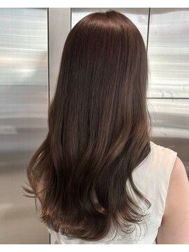 オーガニック リブ 川越(organic+live) 秋の抜け感◎ブリーチなし赤み消しアッシュブラウン