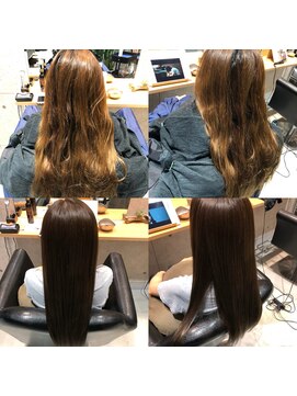 イナフ(ENOUGH) 髪質改善 超高濃度水素ケアツヤカラー