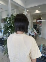 ハピネス 西大寺店(Happiness)&nbsp;サイドバングたっぷりなタンバルモリ/タッセルカット/韓国ボブ