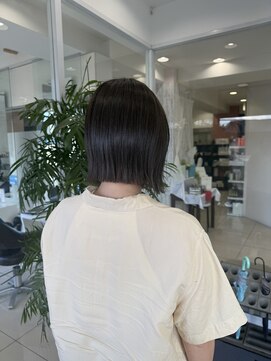 ハピネス 西大寺店(Happiness) サイドバングたっぷりなタンバルモリ/タッセルカット/韓国ボブ