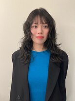 シーン(SCENE)&nbsp;[天神今泉/黒髪カタログ/クラゲヘアー/オリーブグレー]