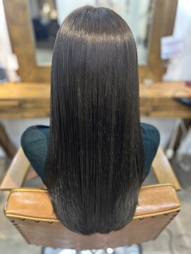 ニューラインギンザ(New-Line 銀座) 艶髪ロング オリーブベージュ