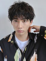 エムスラッシュ たまプラーザ(M.SLASH)&nbsp;フェザーマッシュ/メンズパーマ/アッシュブラック/たまプラーザ