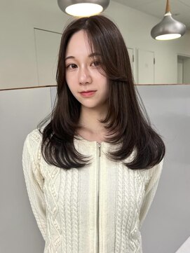 ローレンアオ(LOREN AO) 着物ヘア/大人ガーリー/ダークアッシュ/似合わせカット/矢場町