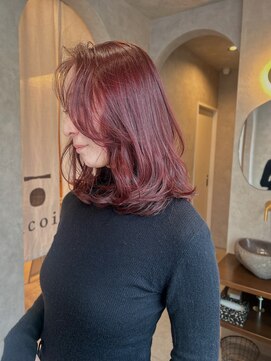 イコイ(icoi) 自然光て透ける/ピンクブラウン＊nagai