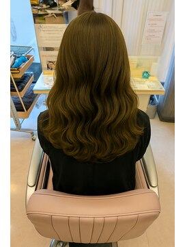 ウェーヴ 浜松小豆餅店(wave) 白髪ぼかし（シークレットハイライト）×アディクシーカラー