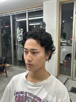 岡田理髪処&nbsp;ラフカールミディ × ナチュラルウェーブ