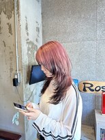ロッソ(ROSSO) 裾カラー/ハッシュカット/レイヤーカット/デザインカラー