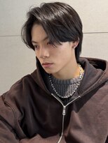 トリッカ シブヤ(TRICCA SHIBUYA)&nbsp;メンズカットパーマフェザーニュアンス毛流れセンターパート渋谷