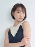 前髪あり大人小顔ボブ30代40代50代/岡野亘希