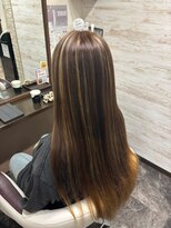 グランヘアー 神居店(GRAN HAIR)&nbsp;ハイライト＋ベージュカラー