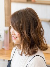 ヘアー エキュ 二和向台店(hair equ) エアリーな毛束感でふんわり透明感のあるカラーがお薦め♪