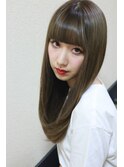 ナチュラルストレートロング【岩井】