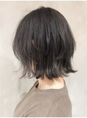 グレイアッシュレイヤーボブ_マニッシュショート_ba237942