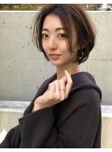 大人ショートボブ