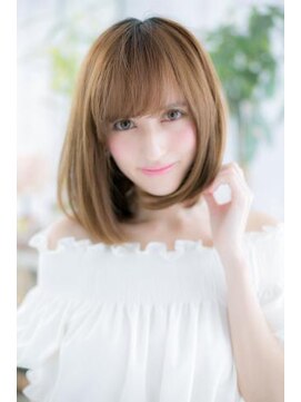 ヘアアンドビューティー ミック(Hair & Beauty miq) ツヤ髪イヤリングカラー☆胸キュン小顔ストレートa1