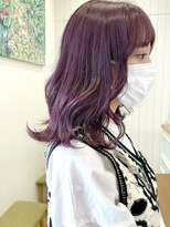 モリオフロムロンドン 大宮店(morio from London)&nbsp;【morio坪井】ケアブリーチ × ピンクバイオレット