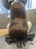 スリーバイベルベット(THREE...by velvet)&nbsp;オリーブベージュ【ブリーチ無しカラー】