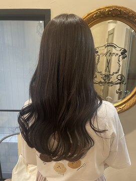 ゴーシェン 津田沼本店(Goshen) ダークアッシュx韓国巻き髪