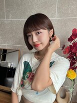 サンド 鹿児島中央(sand)&nbsp;黒髪/グレーベージュ/レイヤーロング/前髪パーマ[鹿児島駅]