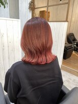 ワク 岡崎店(waku)&nbsp;オレンジベージュ×バレイヤージュ