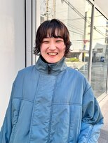カフ(CAF)&nbsp;CAF FUKO ショートボブ/ニュアンスパーマ/似合わせ/大阪/心斎橋