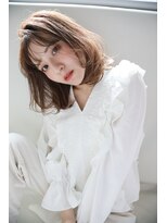 フィガロ ミーナ 東生駒店(FIGARO MINA)&nbsp;フェイスレイヤーミディアム【小顔/ワンレン/ボブルフ】