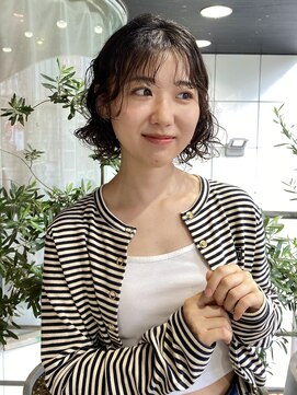 ヘアーアンドメイク ビス(HAIR&MAKE bis) ボブパーマ レイヤーパーマ ニュアンスパーマ【中西思実】