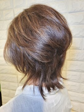 松本平太郎美容室 吉祥寺パートファイブ(PART5) ウルフ系ハイレイヤー/30代40代50代60代