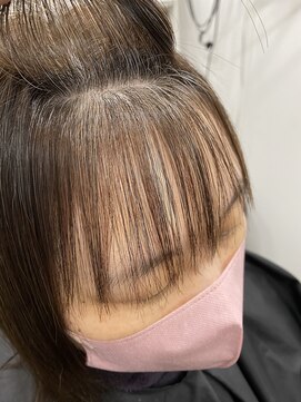 シルク 札幌店(SHILK) 部分髪質改善ストレート